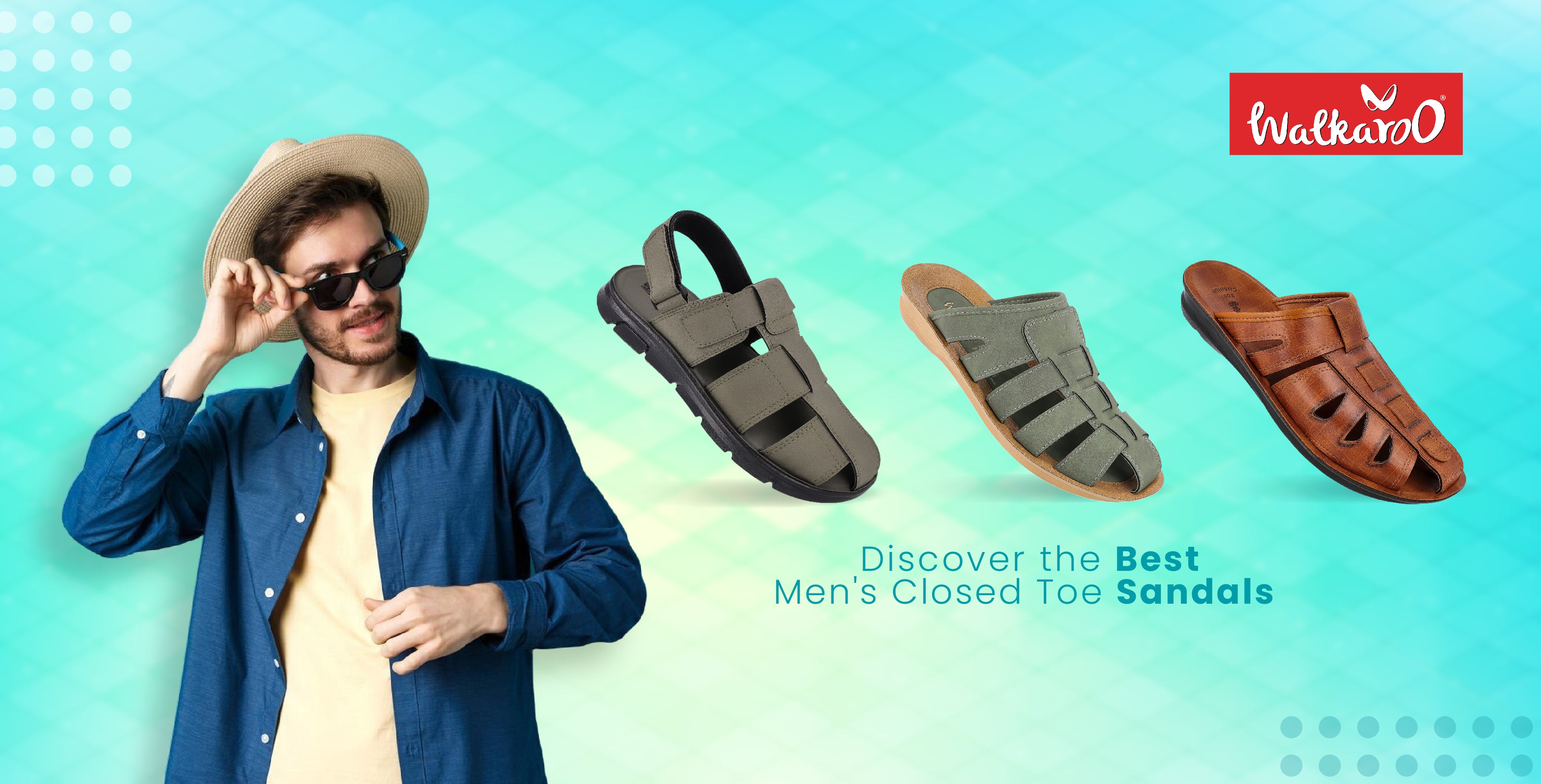 Best Men s Closed toe Sandals Top Picks Buying Guide Walkaroo Footwear