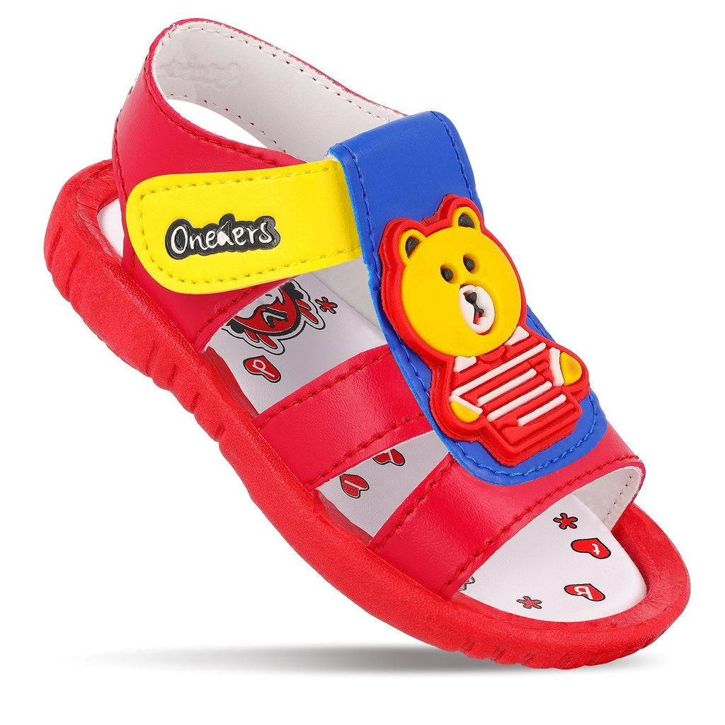 Walkaroo Kids Cartoonic Fisherman Sandals - WK336 Red - Walkaroo Footwear