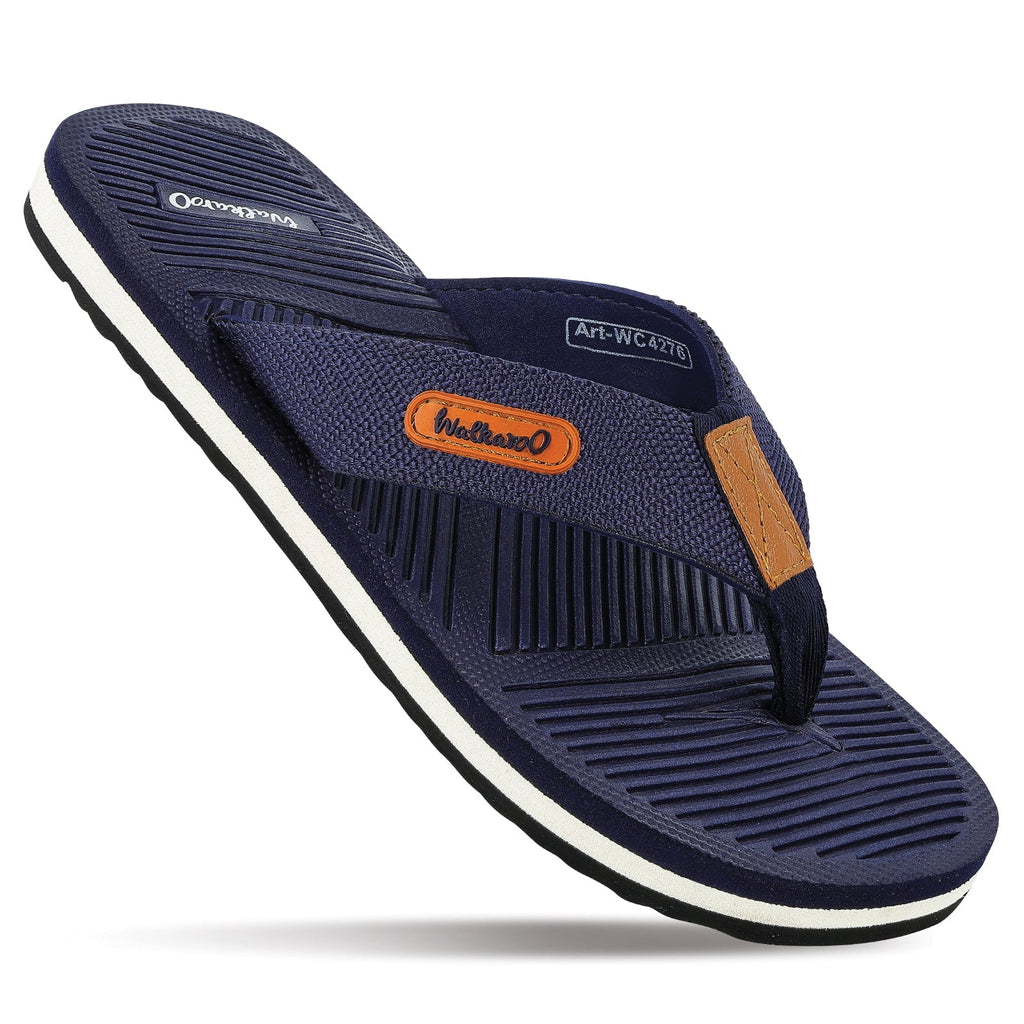 Walkaroo Men Flip Flop - WC4276 Blue - Walkaroo Footwear