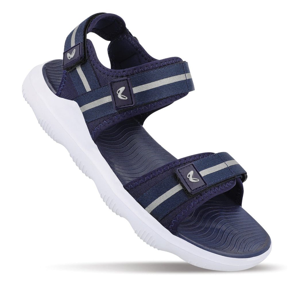 Walkaroo Mens Sandals - WC4377 Navy Blue - Walkaroo Footwear