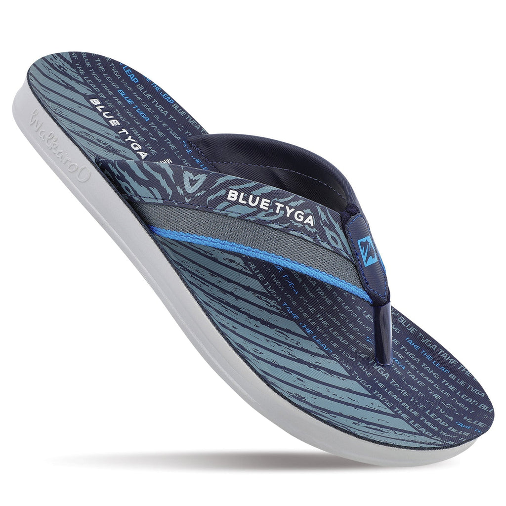 Blue Tyga Sandals For Men - BT1008 Blue - Walkaroo Footwear