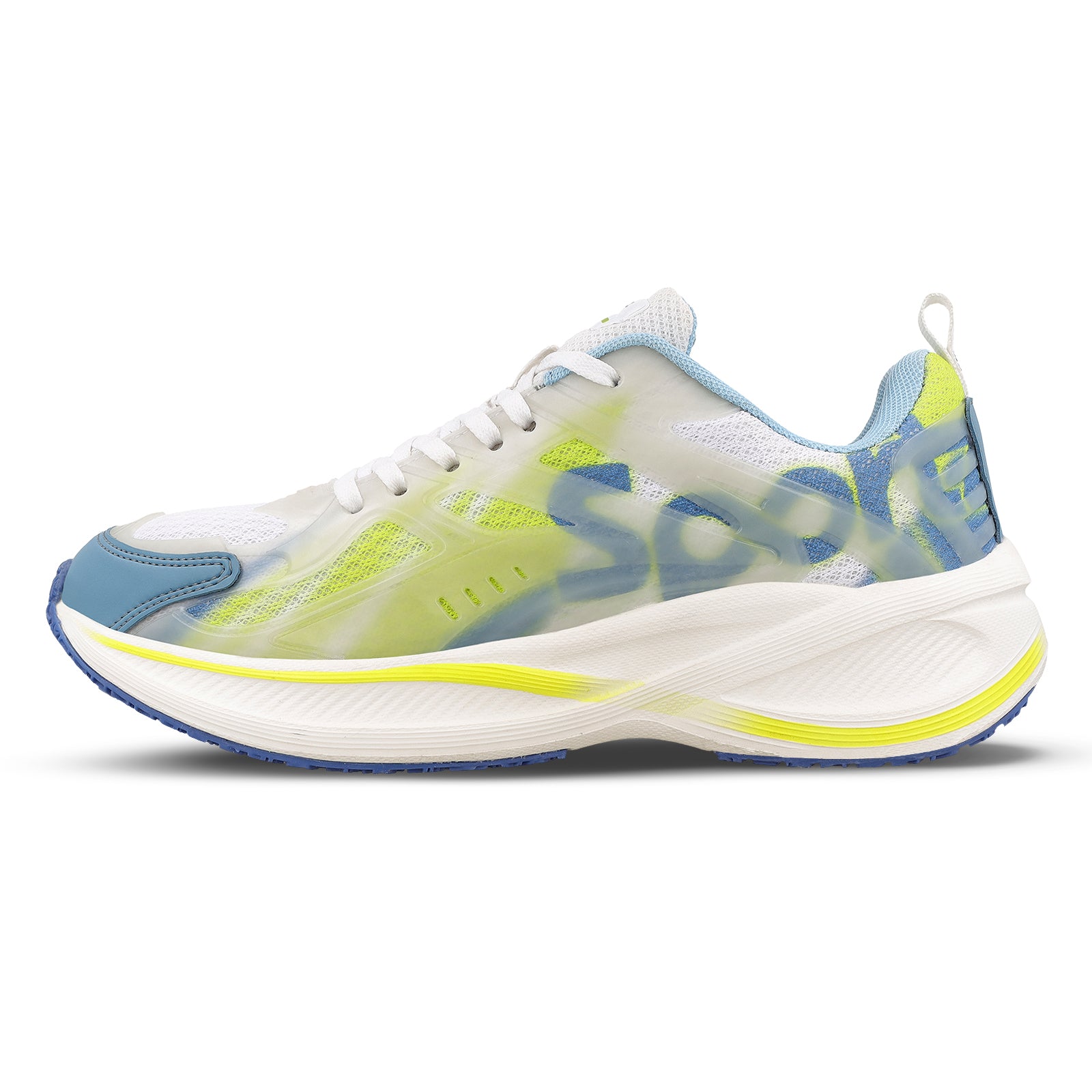 Buy White Green Men Sports Shoes WS9134 Online at Best Price - Walkaroo ...