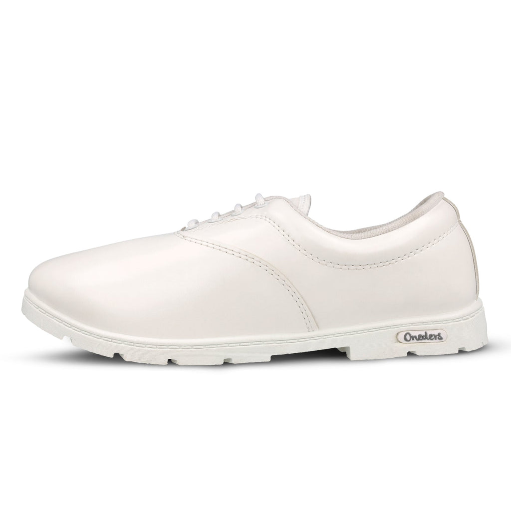 Walkaroo Senior boys School Shoes - WV522 White - Walkaroo Footwear