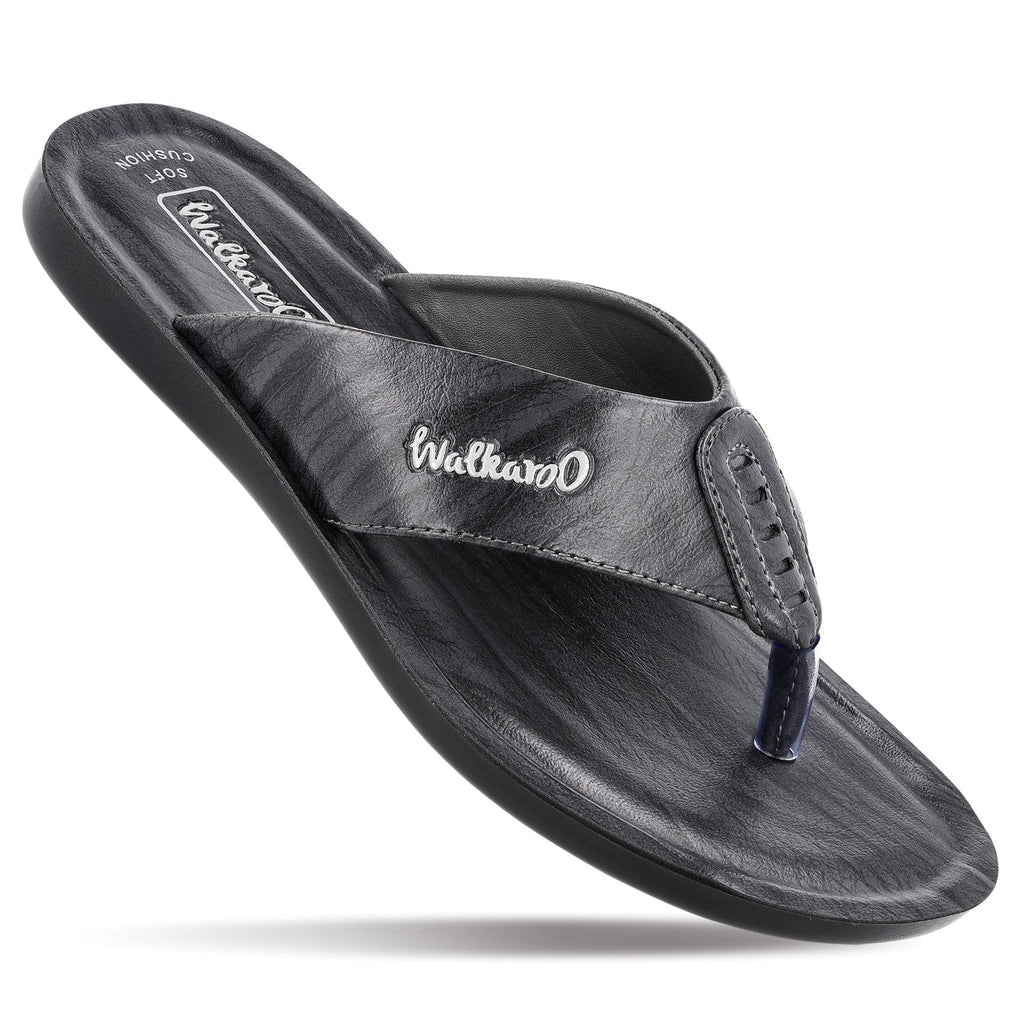 Walkaroo Men Sandals - WG5060 Grey - Walkaroo Footwear