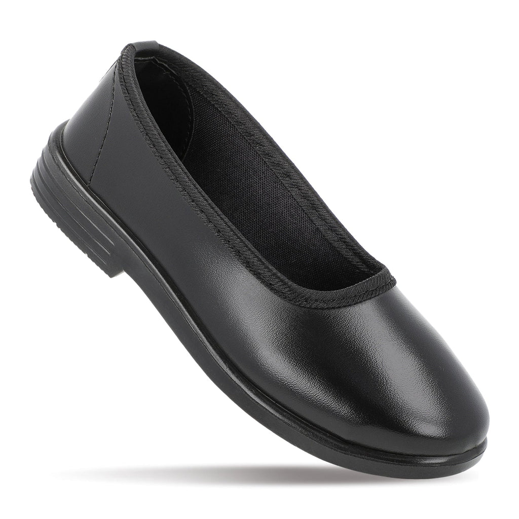 Walkaroo Kids Light Weight School Shoes - WV551 Black - Walkaroo Footwear