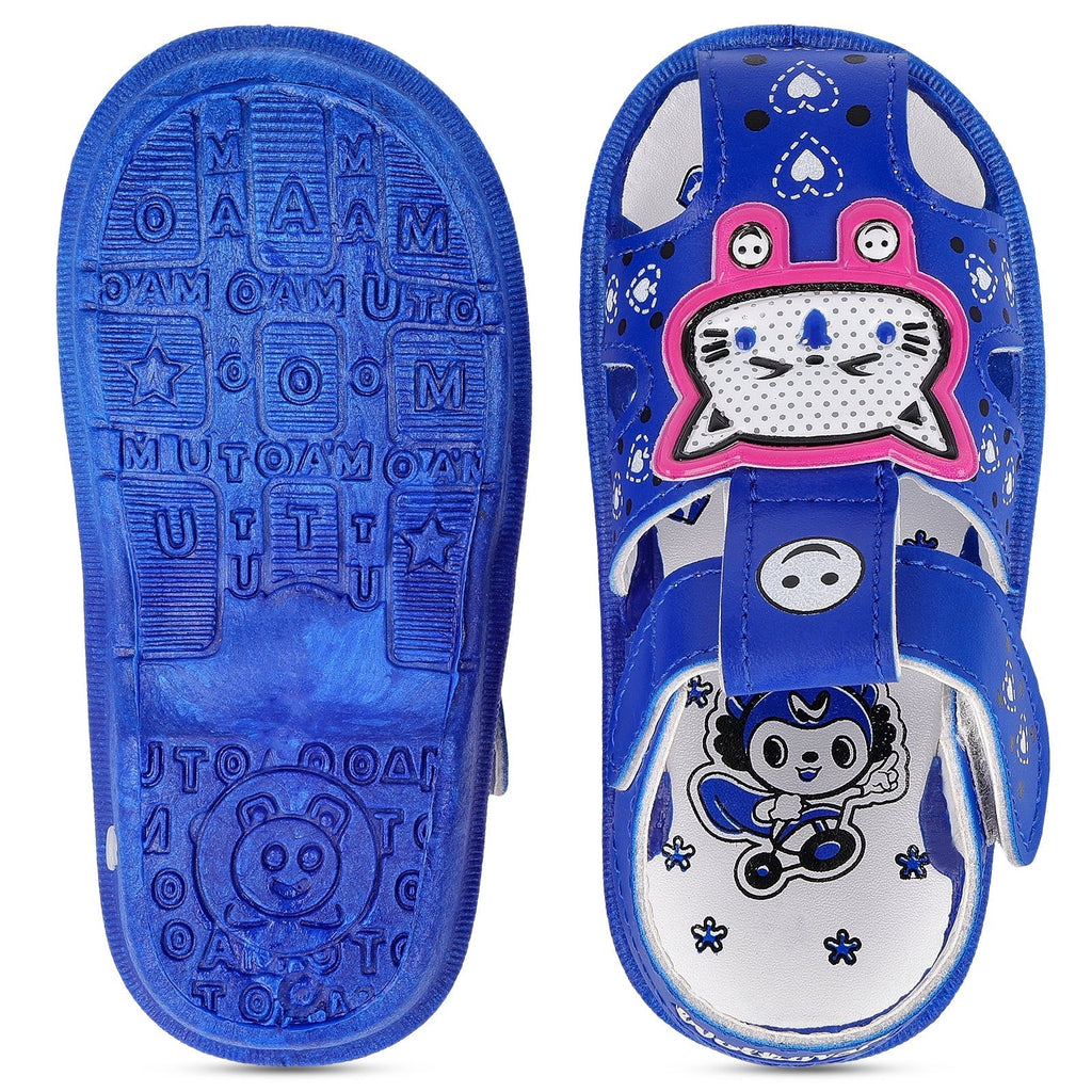 Walkaroo Kids Cartoonic Fisherman Sandals - WK375 Blue - Walkaroo Footwear