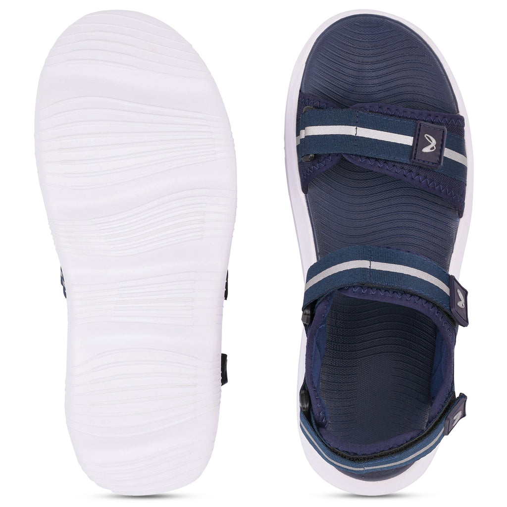 Walkaroo Mens Sandals - WC4377 Navy Blue - Walkaroo Footwear