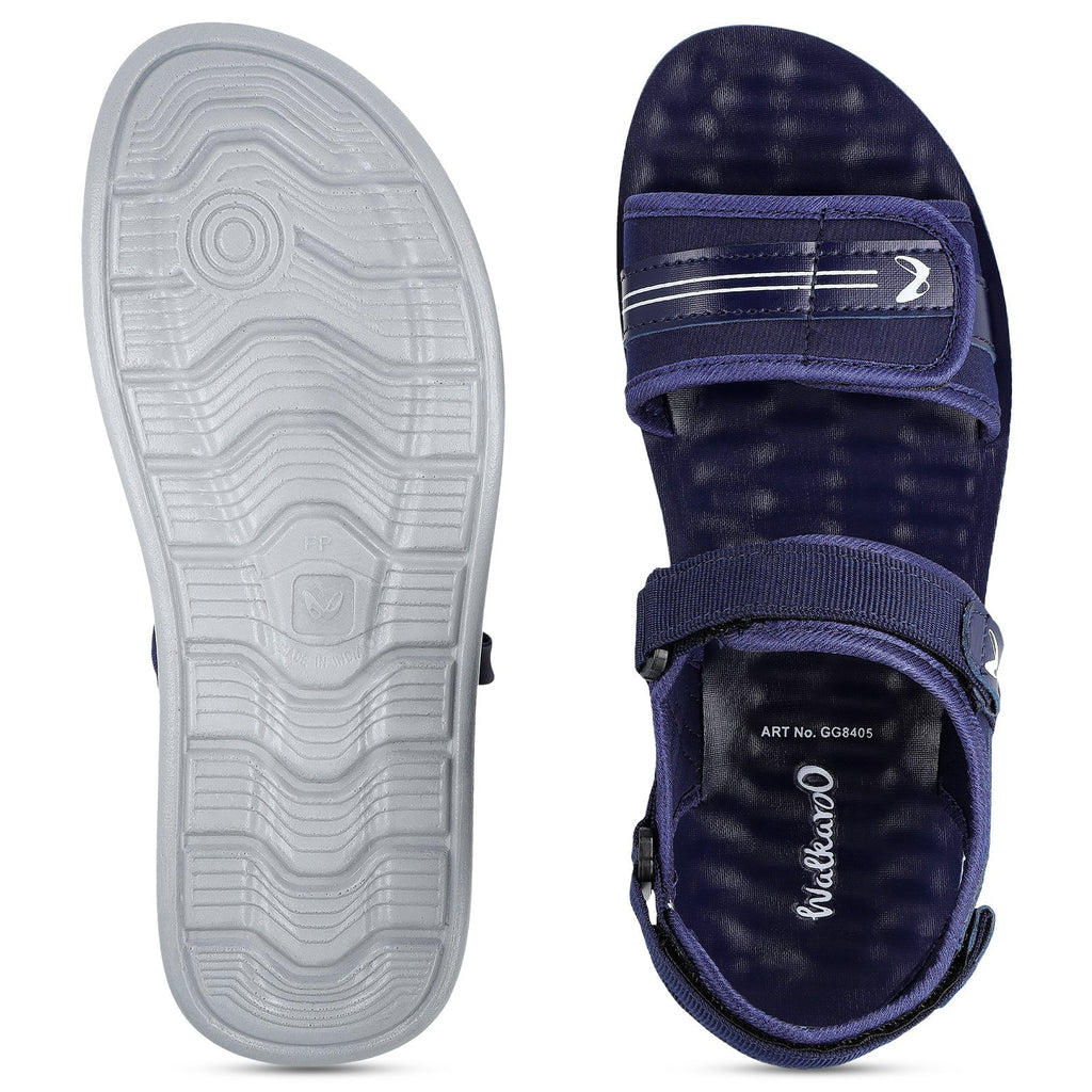 Walkaroo Sandals For Men - GG8405 Blue - Walkaroo Footwear