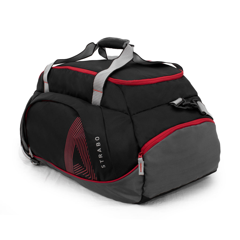 Strabo Columbia Travel Duffel Bag - Colour Black  Water Resistant - Strabo 