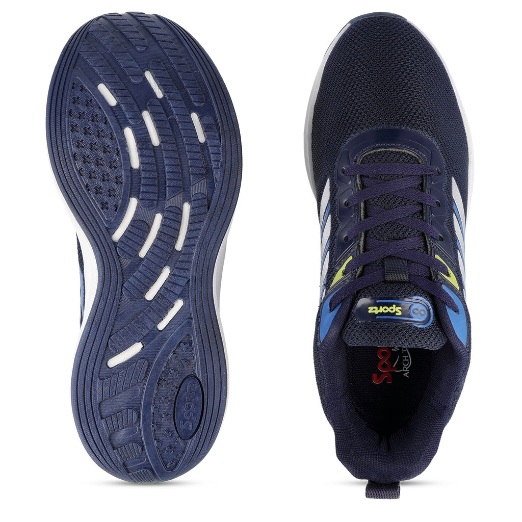 Walkaroo Men Sports Shoe - WS9593 Navy Blue - Walkaroo Footwear