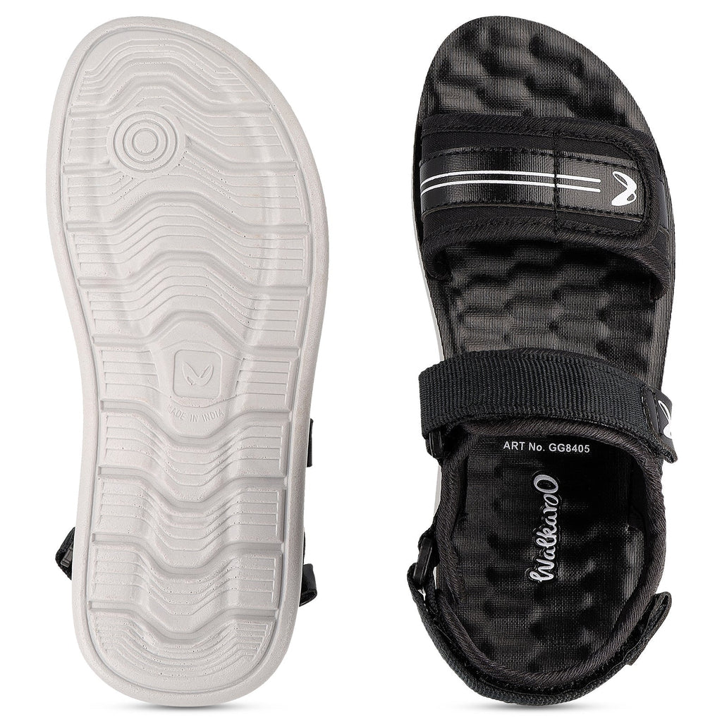 Walkaroo Boys Sandals - GG8405 Black - Walkaroo Footwear