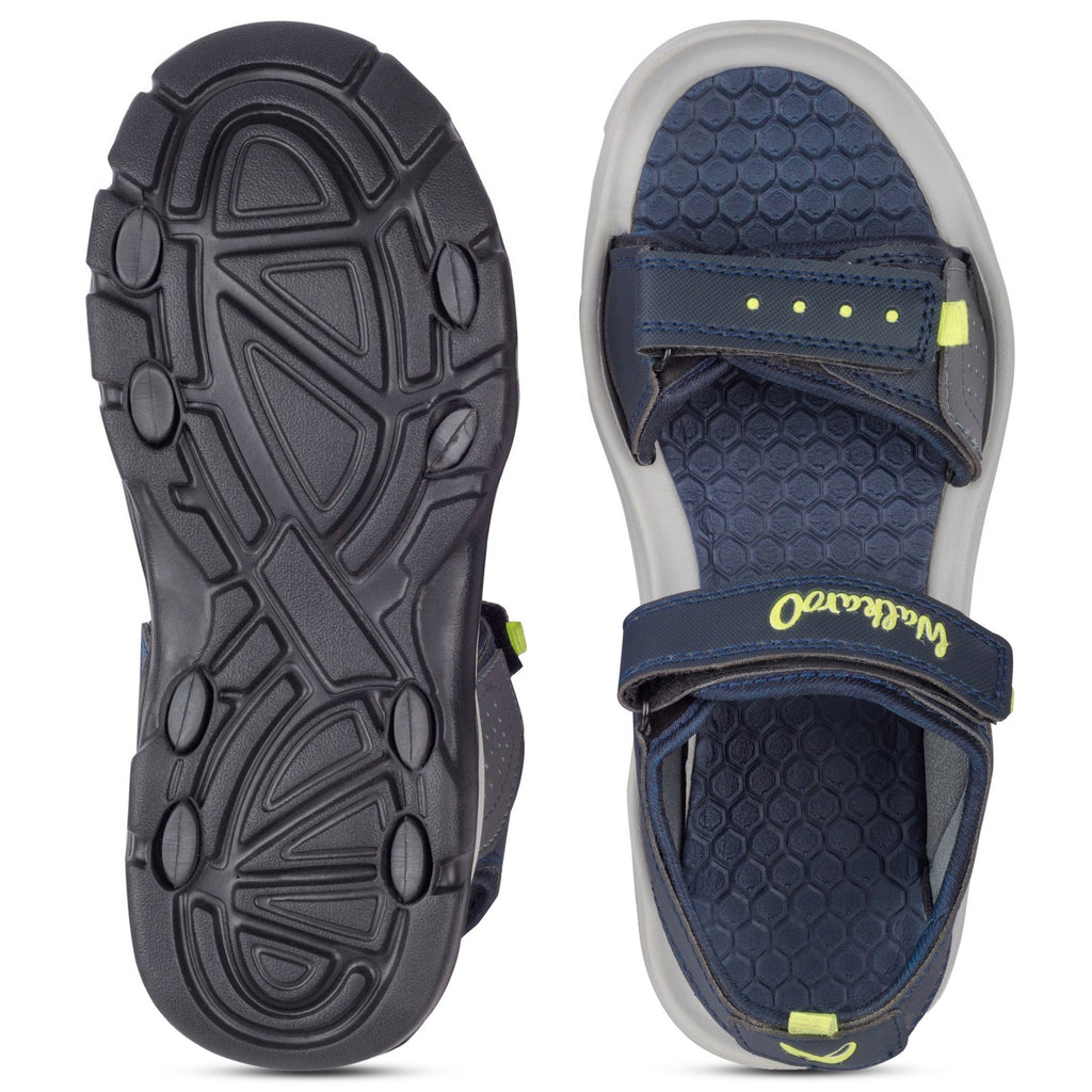 Walkaroo Mens Sandals - WC4328 Blue Green - Walkaroo Footwear