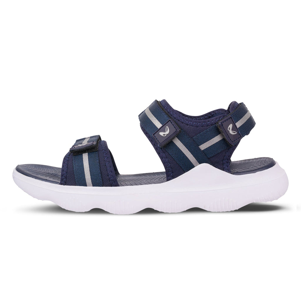 Walkaroo Mens Sandals - WC4377 Navy Blue - Walkaroo Footwear