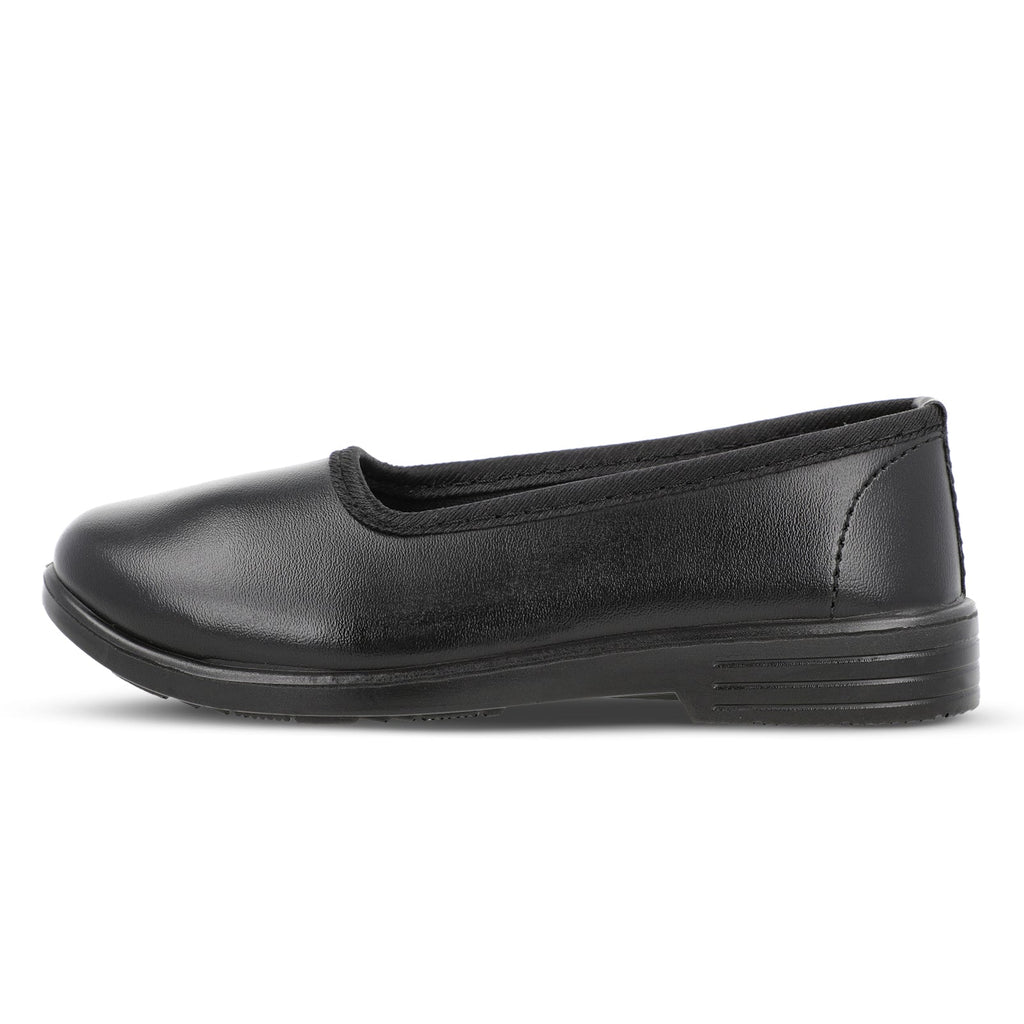 Walkaroo Kids Light Weight School Shoes - WV551 Black - Walkaroo Footwear