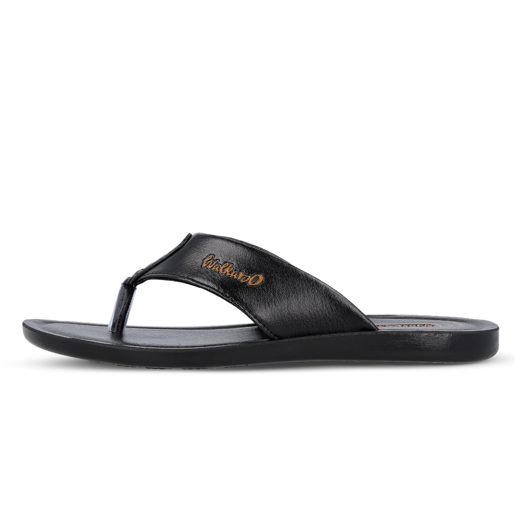 Walkaroo Men Sandals - WG5060 Black - Walkaroo Footwear