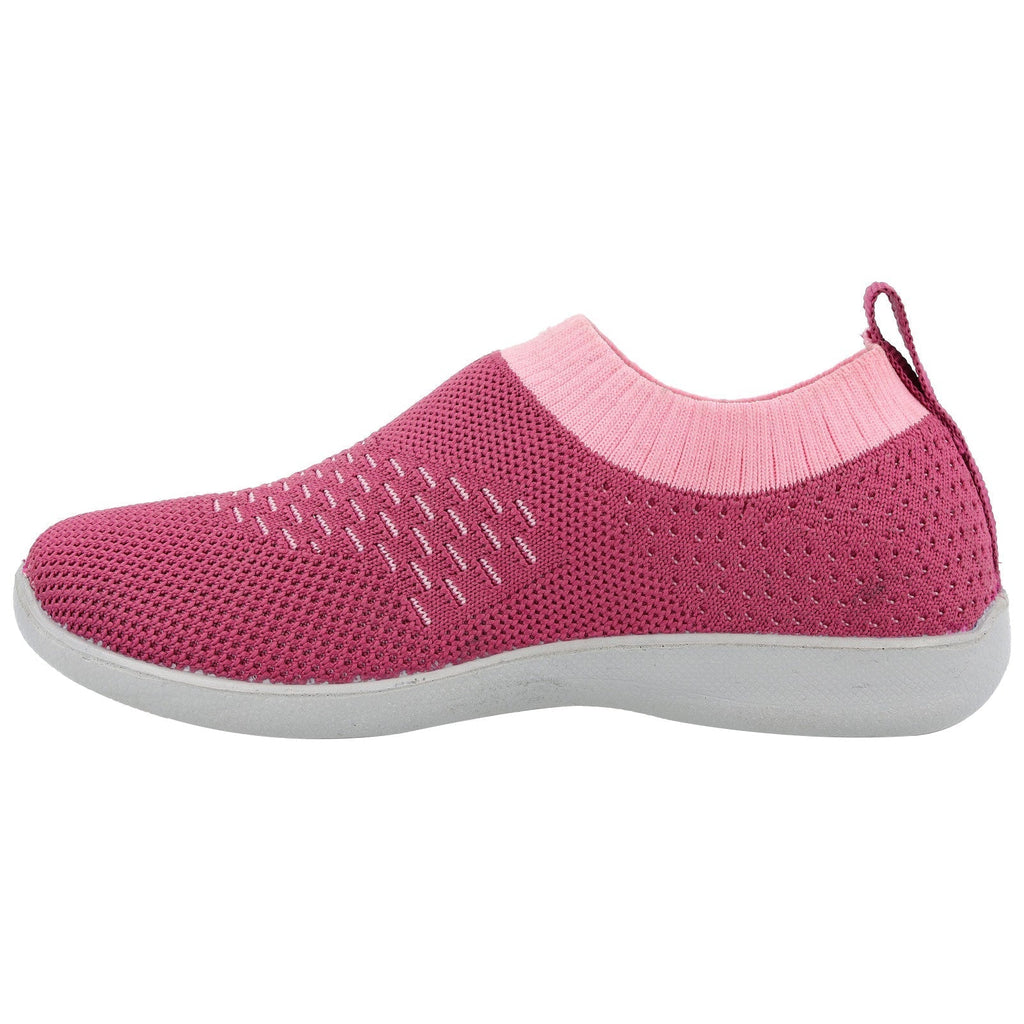 Walkaroo Kids Pull-on Sock Shoes - WK326 Purple - Walkaroo Footwear