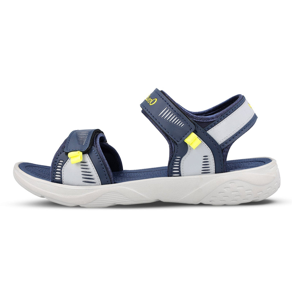 Walkaroo Mens Sandals - WC4375 Navy Blue Grey - Walkaroo Footwear