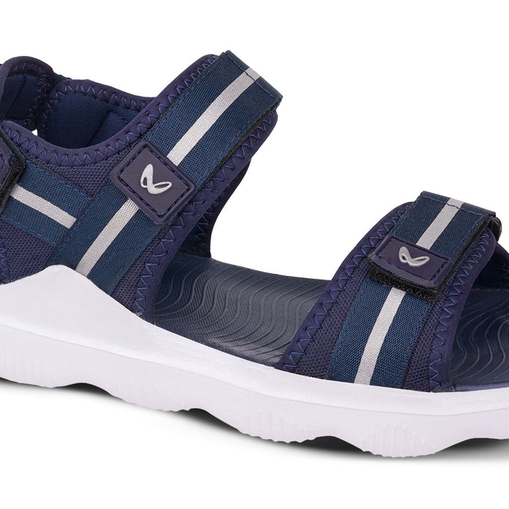 Walkaroo Mens Sandals - WC4377 Navy Blue - Walkaroo Footwear