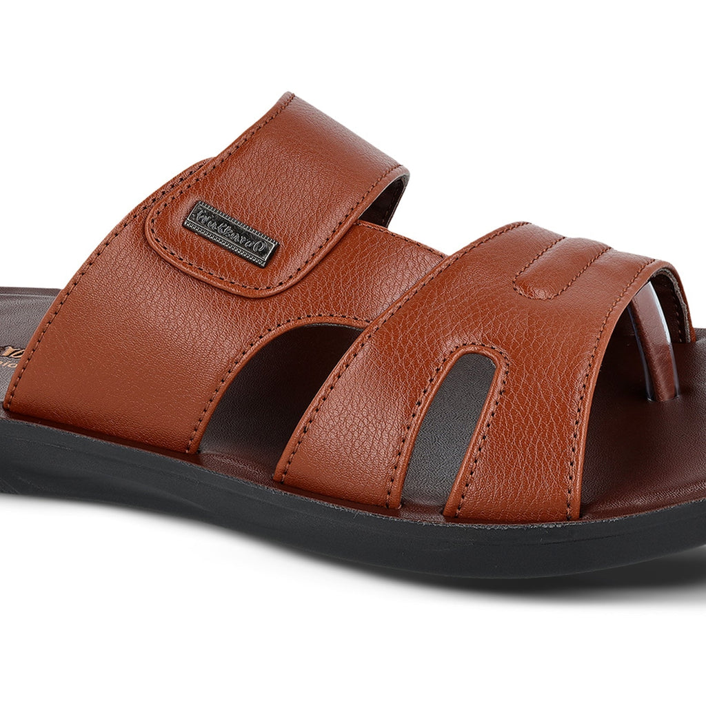 Walkaroo+ Men Sandals - WE1327 B Brown - Walkaroo Footwear