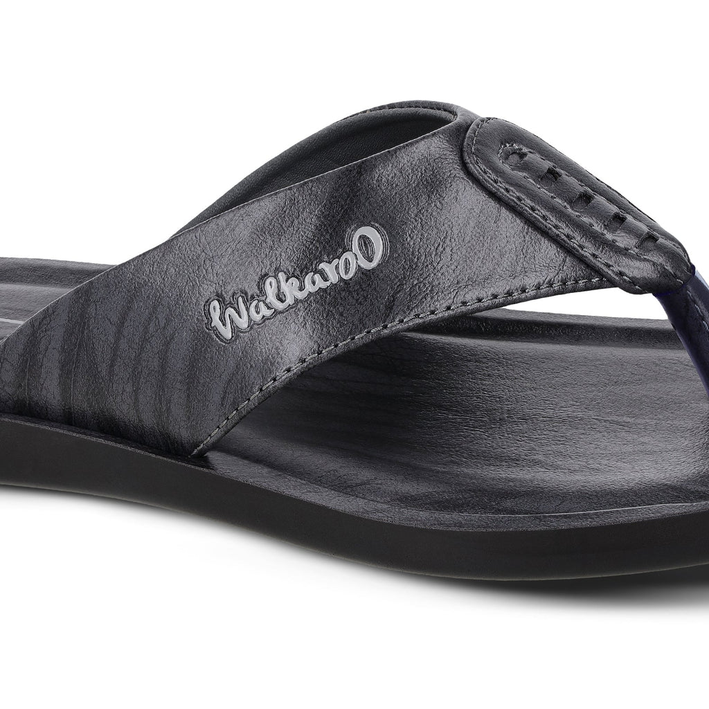 Walkaroo Men Sandals - WG5060 Grey - Walkaroo Footwear