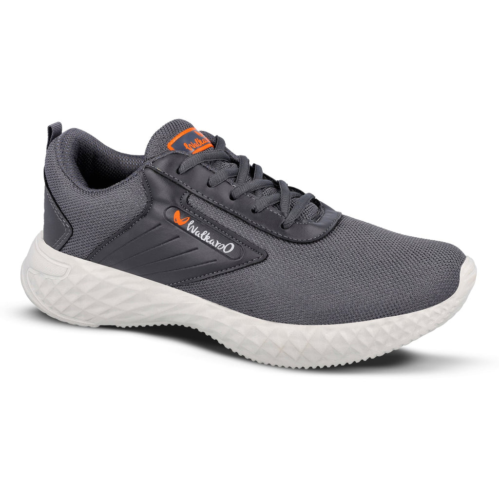 Walkaroo Men Lace-up Training Shoes - XS3223 Grey - Walkaroo Footwear