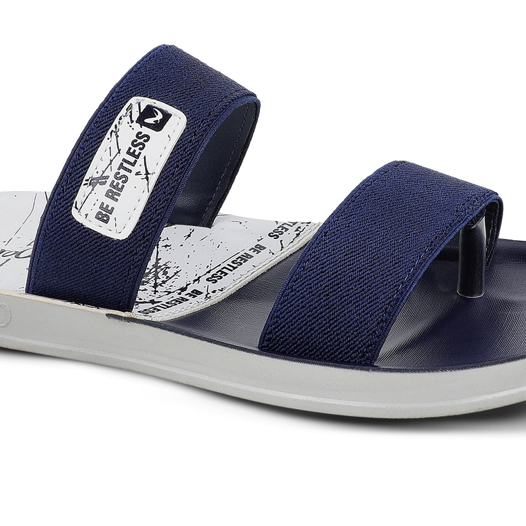 Walkaroo Men Sandals - WG5432 Blue White - Walkaroo Footwear