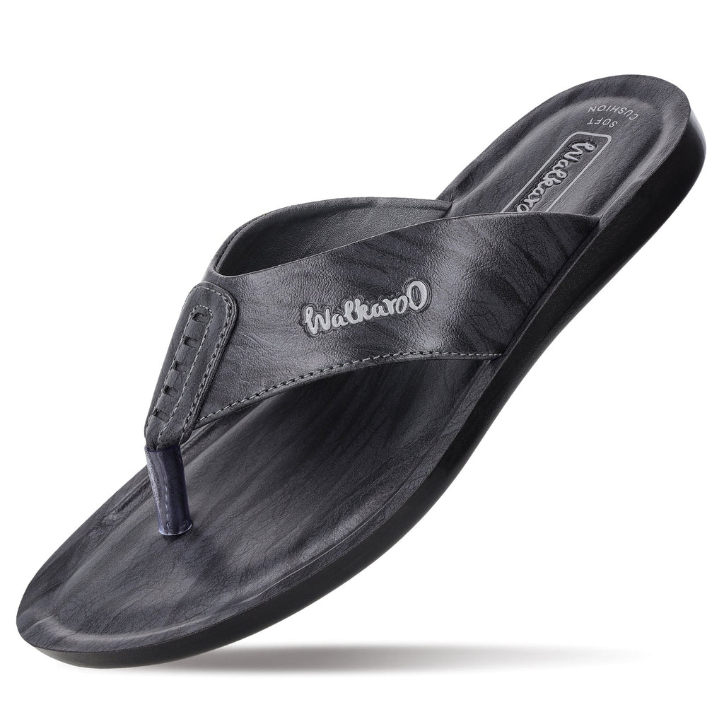 Walkaroo Men Sandals - WG5060 Grey - Walkaroo Footwear