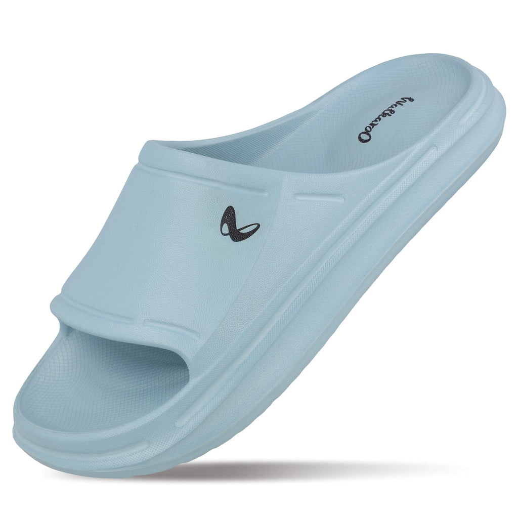 Walkaroo Men Slider - WC4268 Aqua - Walkaroo Footwear