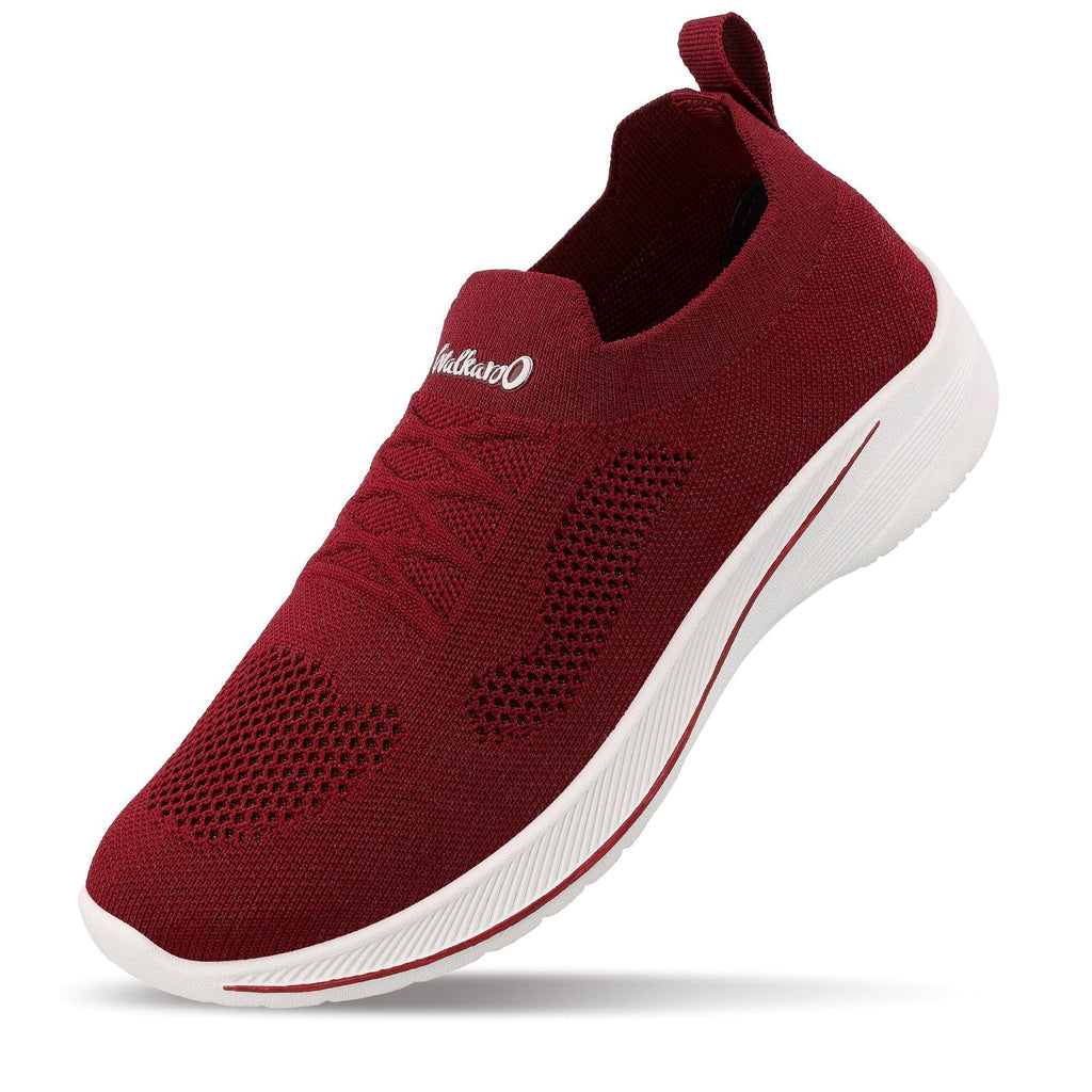 Walkaroo Go Womens Life Style - WY3362 Maroon - Walkaroo Footwear