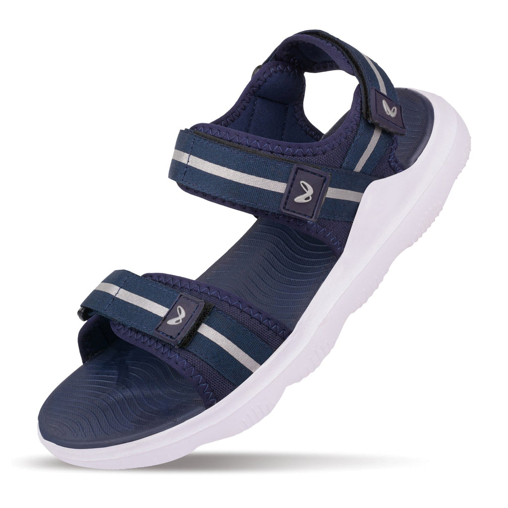 Walkaroo Mens Sandals - WC4377 Navy Blue - Walkaroo Footwear