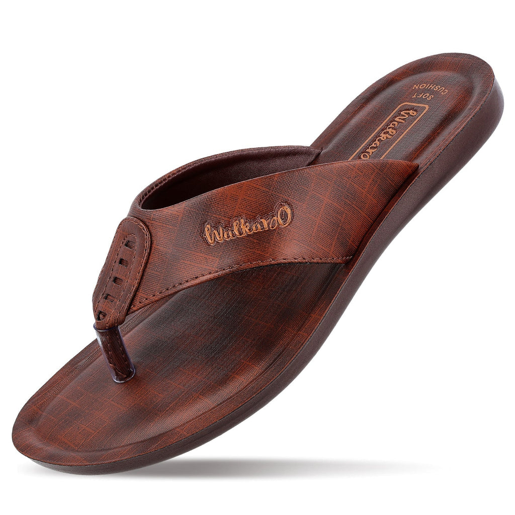 Walkaroo Men Sandals - WG5060 Brown - Walkaroo Footwear