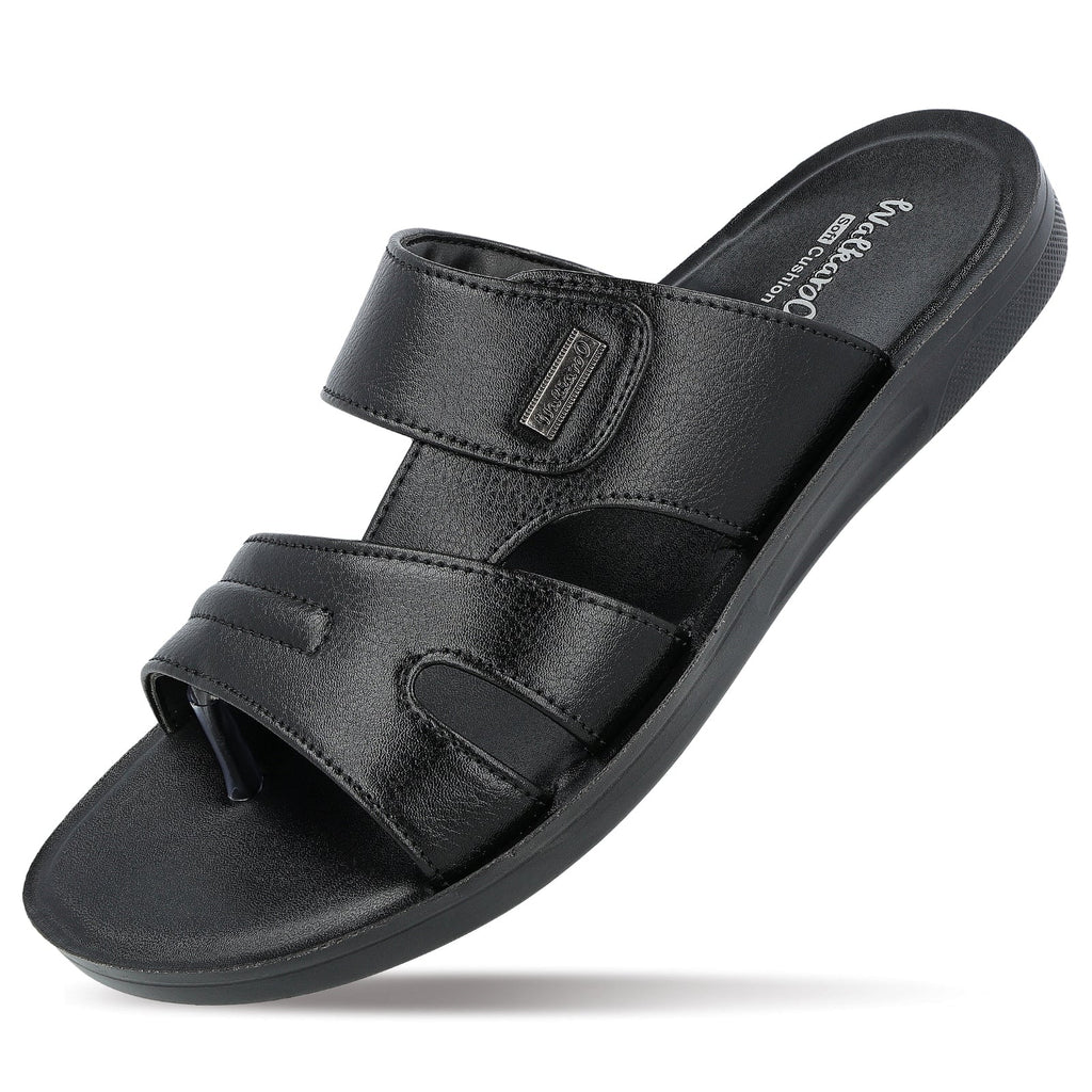 Walkaroo+ Men Sandals - WE1327 Black - Walkaroo Footwear