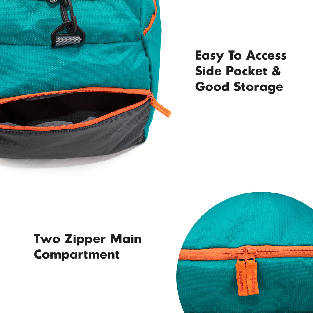 Strabo Columbia Travel Duffel Bag - Colour Teal Water Resistant - Strabo 