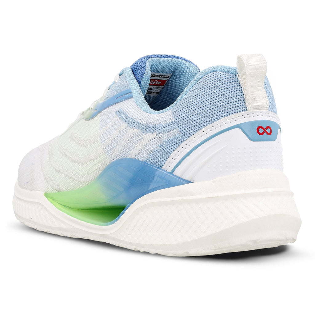 Walkaroo Men Sports Shoe - WS9132 White - Walkaroo Footwear