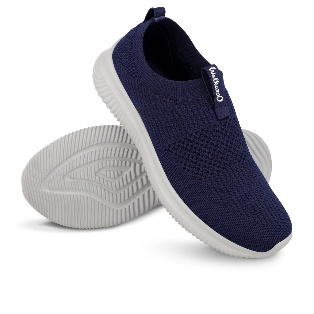 Walkaroo Belly Shoes for Men - WS9551 Navy Blue - Walkaroo Footwear