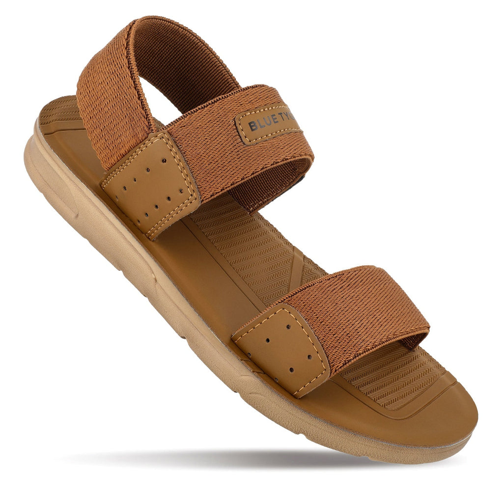 Blue Tyga Sandals For Men - BT1709 Tan - Walkaroo Footwear