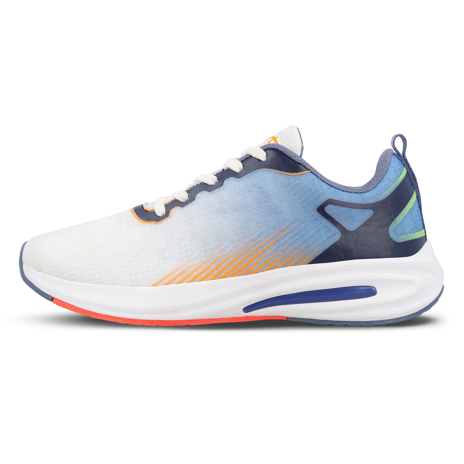 Buy Navy Blue Orange Men Sports Shoes WS97545 Online - Walkaroo ...