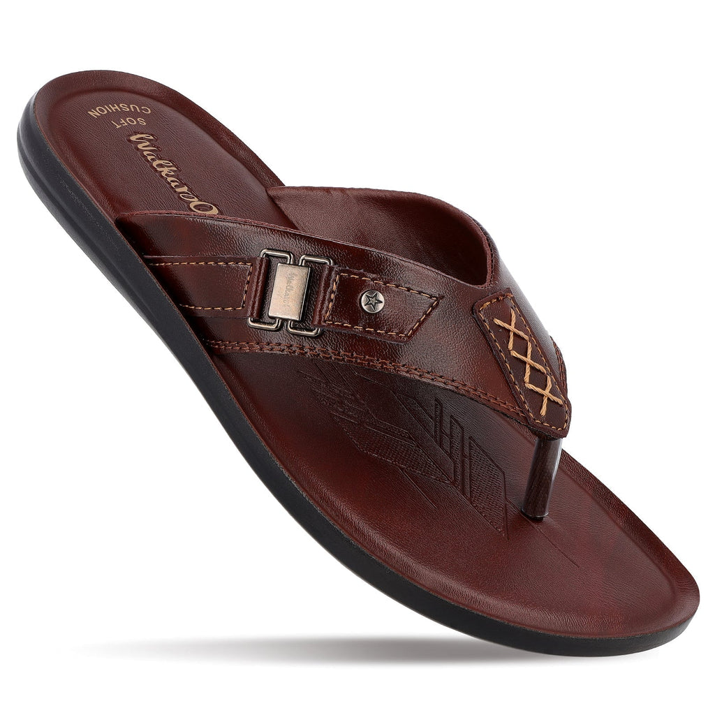 Walkaroo Men Sandal - WG5078 Brown - Walkaroo Footwear