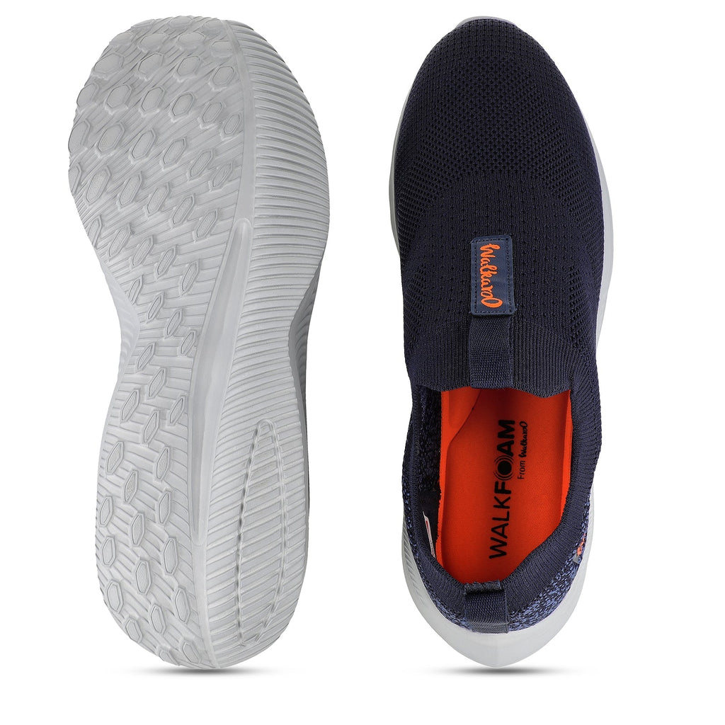 Walkaroo Men Walking Shoes - XS9757 Navy Blue - Walkaroo Footwear