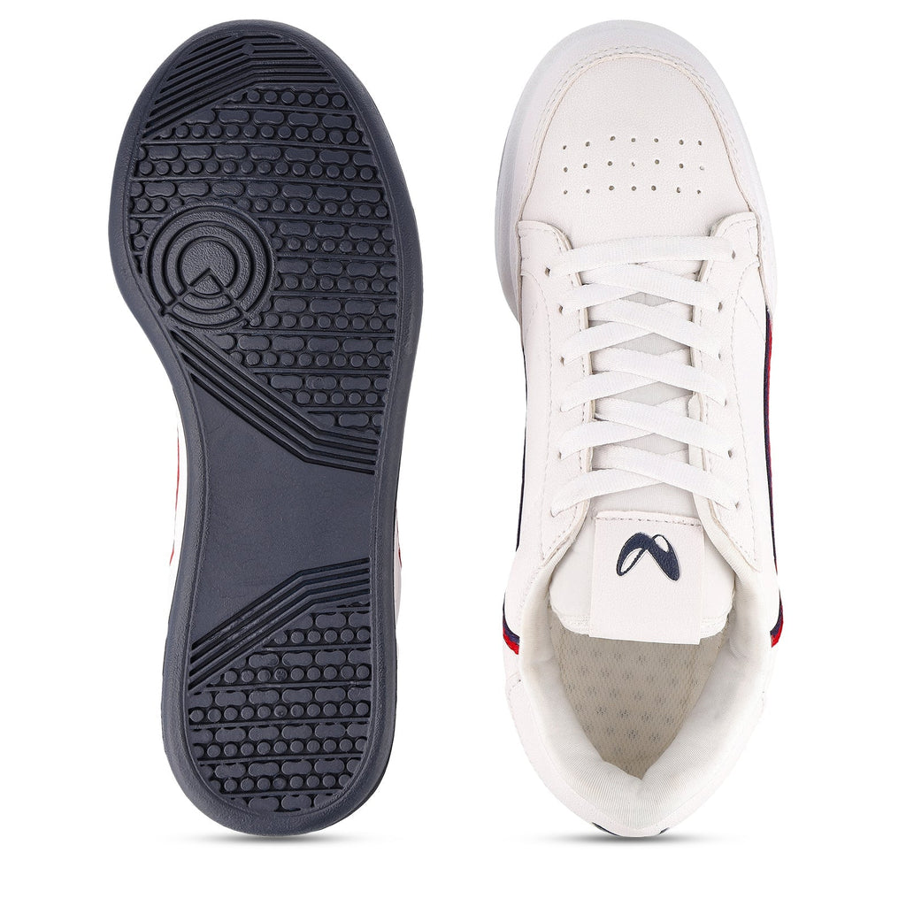 Walkaroo Mens Casual Shoes - WY3339 White - Walkaroo Footwear