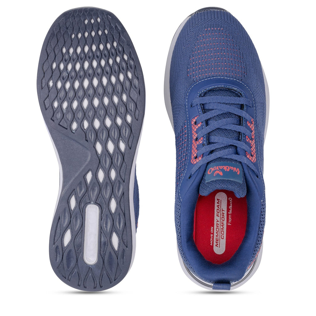 Walkaroo Men Walking Shoes - WS9084 Blue - Walkaroo Footwear