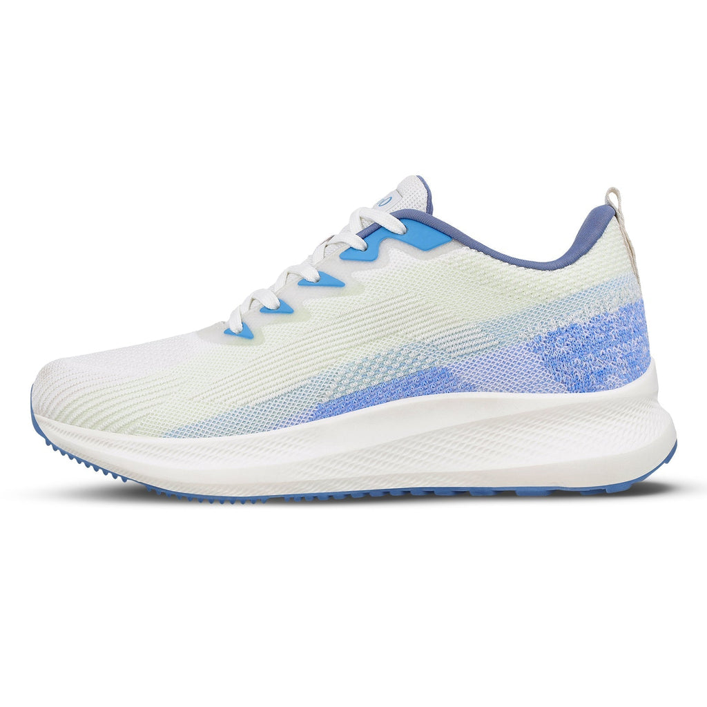 Walkaroo Men Sports Shoe - WS9114 White Blue - Walkaroo Footwear