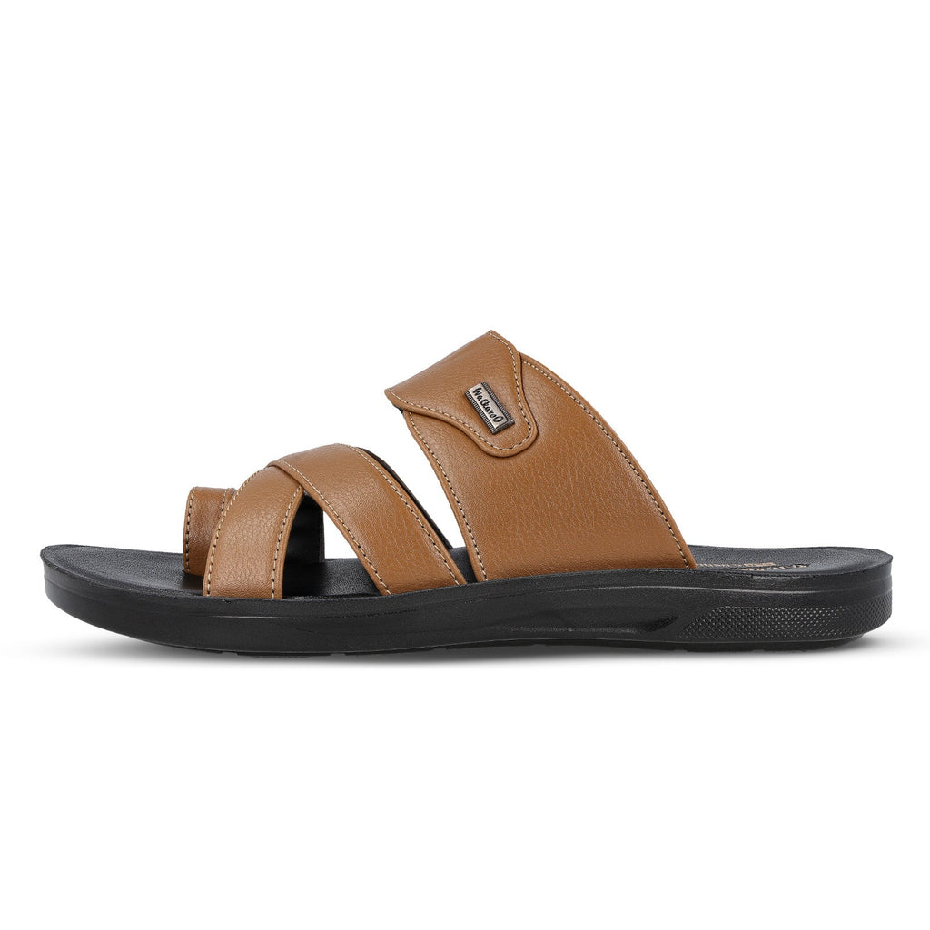 Walkaroo+ Men Sandals - WE1326 Chiku - Walkaroo Footwear