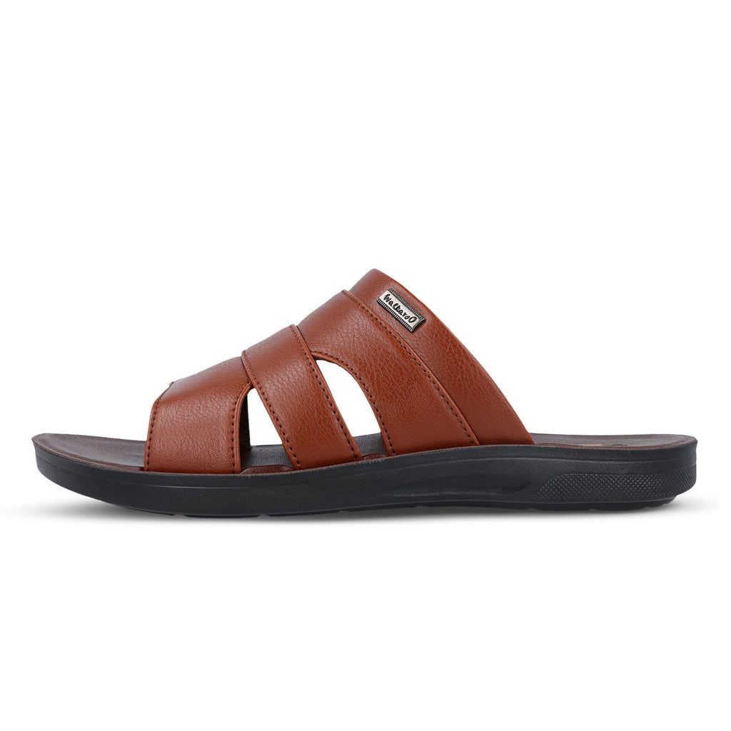 Walkaroo+ Men Sandals - WE1329 B Brown - Walkaroo Footwear