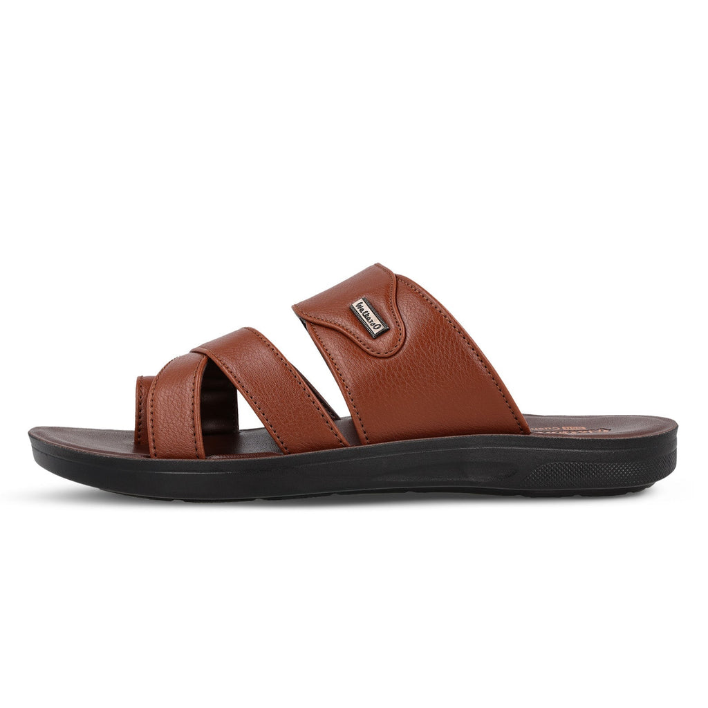 Walkaroo+ Men Sandals - WE1326 B Brown - Walkaroo Footwear