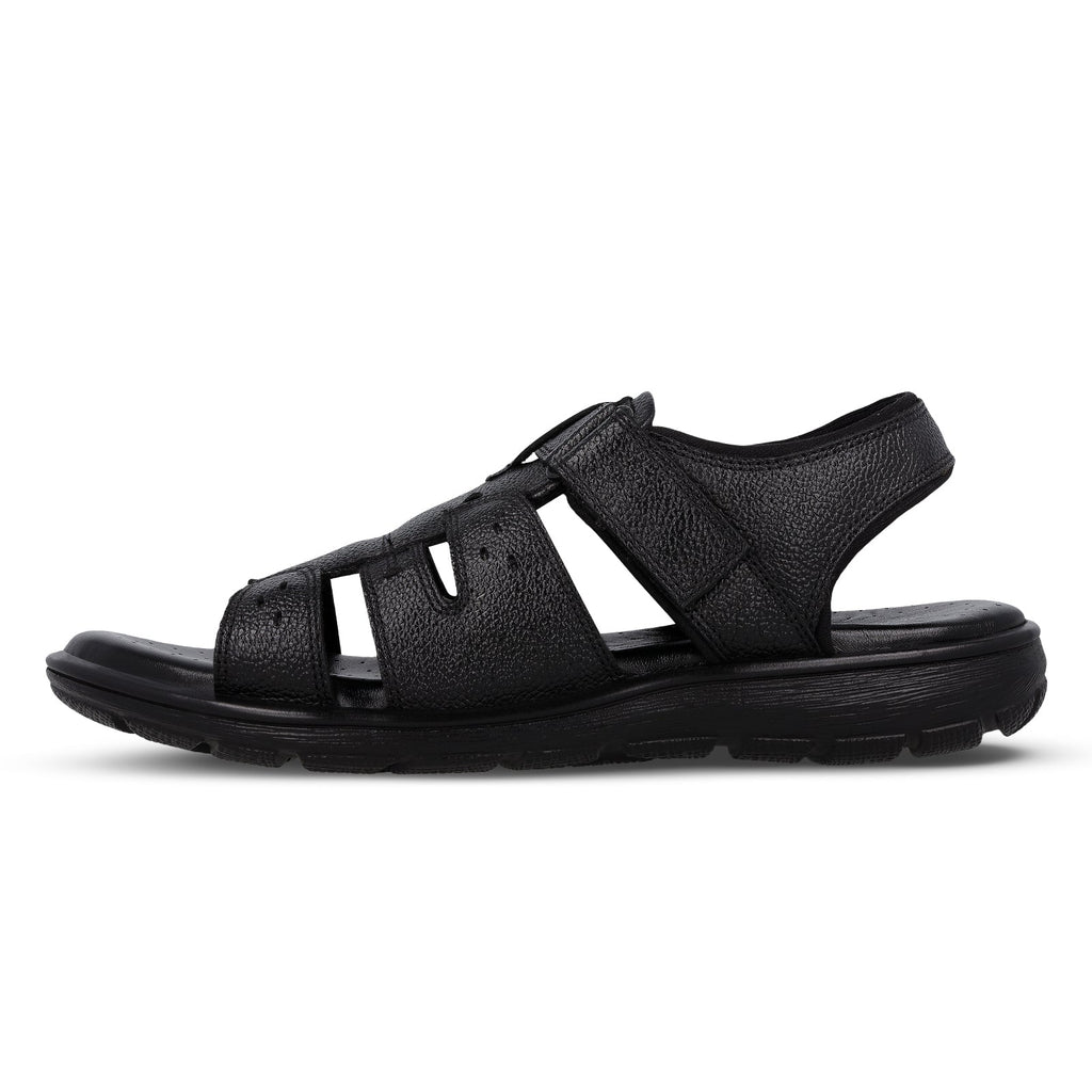 JOHN TAYLOR Leather Gents Sandals - JT97515 - Walkaroo Footwear