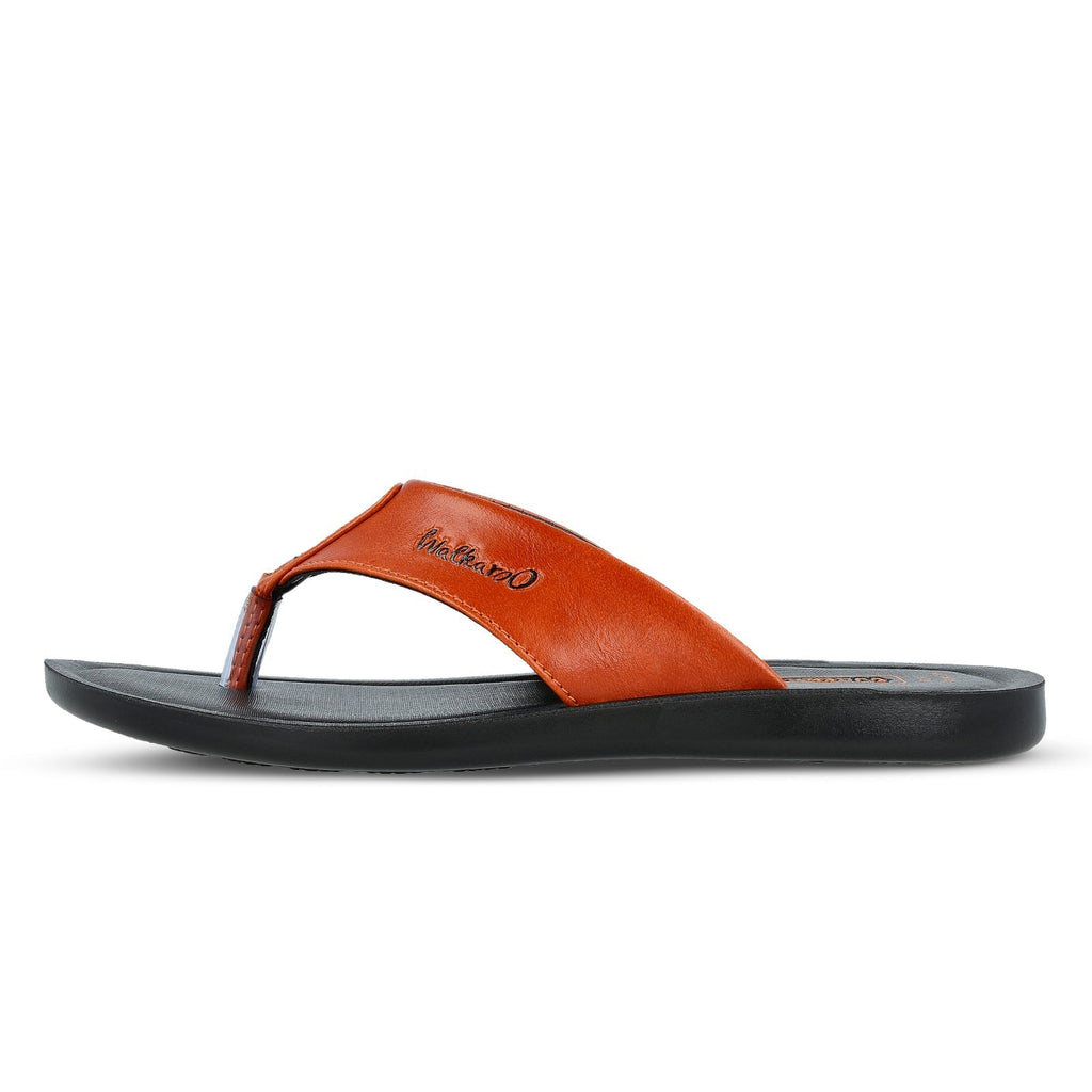 Walkaroo Men Sandals - WG5060 Reddish Brown - Walkaroo Footwear