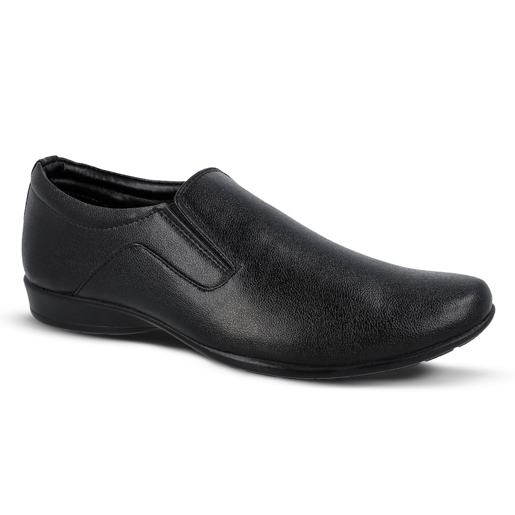 Toes&Togitoes Men Loafer Formal Shoes - 17102 Black - Walkaroo Footwear