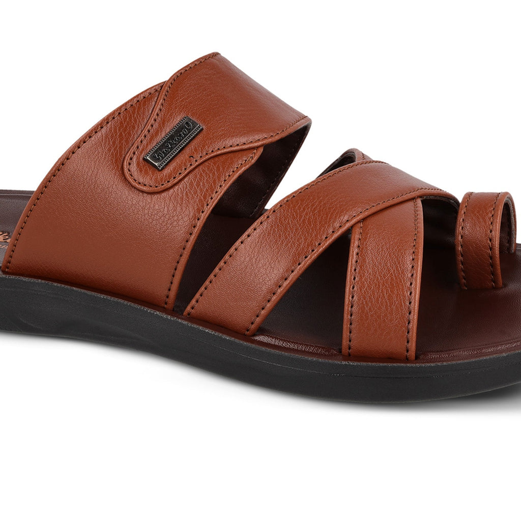 Walkaroo+ Men Sandals - WE1326 B Brown - Walkaroo Footwear