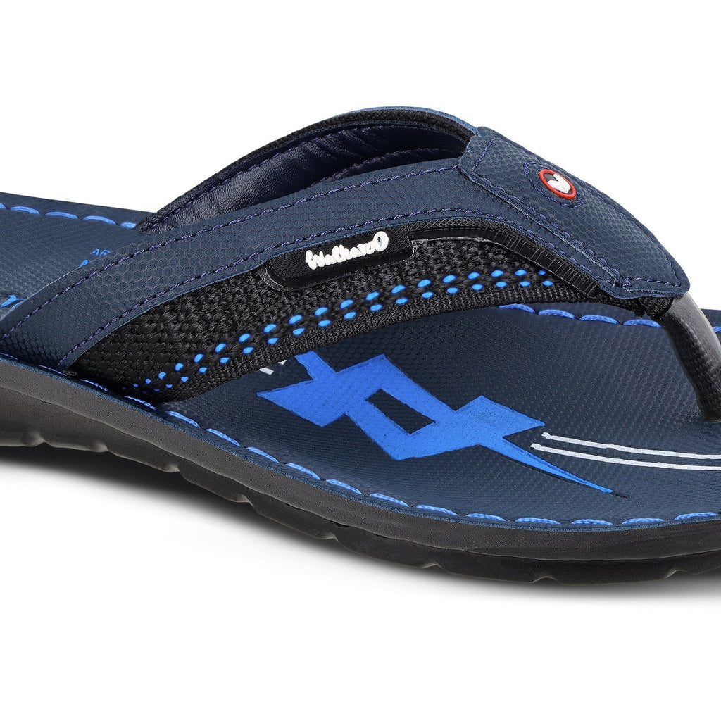 Walkaroo Men Sandals - W1030 Blue - Walkaroo Footwear